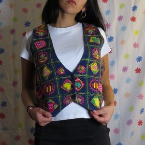 Vintage Embroidered Vest by EXTRA